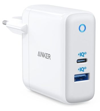 Сетевое зарядное устройство Anker PowerPort+ Atom III - 60W Power IQ 3.0 White