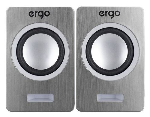 Комп.акустика Ergo S-2049 USB 2.0 серебряный