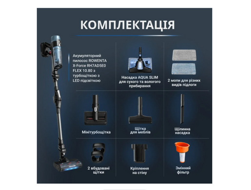 Акумуляторний пилосос Rowenta X-Force Flex 10.80 RH7AD5E0