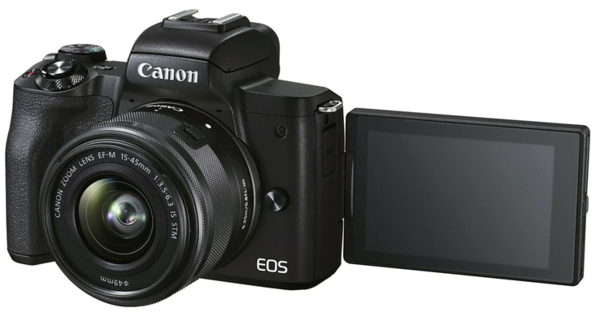 Цифровая камера Canon EOS M50 Mk2 + 15-45 IS STM + 55-200 IS STM Black (4728C041)