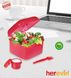Ланчбокс із приладами Herevin Salad Box Mix Coloured (161450-000) фото 2