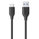 кабель Anker Powerline USB-C to USB-A 3.0 - 0.9м V3 (Black) фото 6