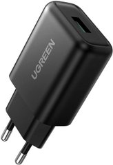 мережева зарядка Ugreen CD122 18W USB QC 3.0 Charger (Чорний)