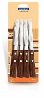 Столовые приборы Tramontina TRADICIONAL нож столовый - 12 шт в блистере (22201/904)