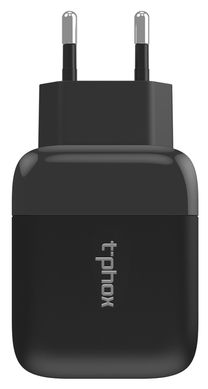 Мережевий зарядний пристрій T-Phox Classic 24W 1xTYPE-C + 2xUSB Black