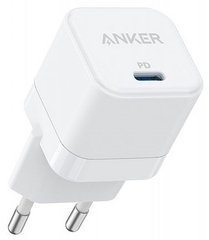 Сетевое зарядное устройство Anker PowerPort III 20W Cube (White)