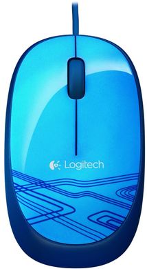 Миша LogITech Corded Mouse M105, BLUE (L910-003114)