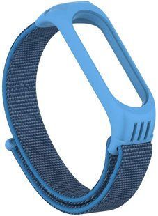 Ремешок TPU Nylon Xiaomi Mi Band 5 Cape Blue