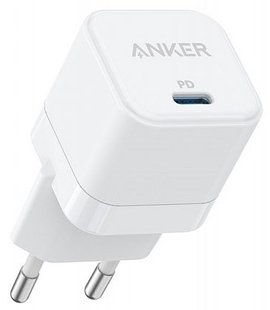 Сетевое зарядное устройство Anker PowerPort III 20W Cube (White)