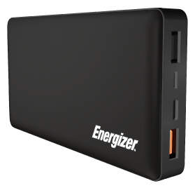 Портативное зарядное устройство Energizer UE15002CQ-15000 mAh Li-pol+TYPE-C QC3.0 Black