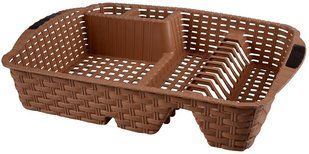 Сушка для посуду Violet House 0757 Ротанг CREAM 9х48х37.5 см