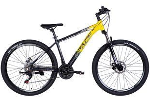 Велосипед AL 27.5" SPACE PHAETON DD FR рама-17" серо-желтый 2026