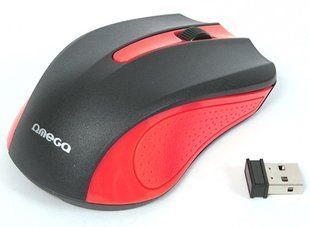 Миша Omega Wireless OM-419 Red