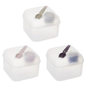 Ланчбокс с приборами Herevin Salad Box Natural Colour Mix (161450-571)
