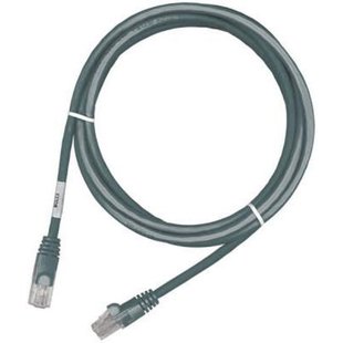 Патч-корд RJ45, 568A/B, STP, PowerCat 6A, LSZH, 1 м, Сірий, MOLEX