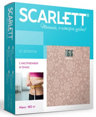 Весы напольные Scarlettt SC-BS33E034