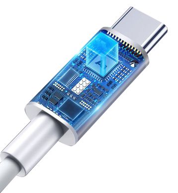 Сетевое зарядное устройство T-Phox PD 18W Charger + Type-C-C 60W cable 1m (White)