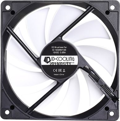 Вентилятор ID-Cooling FL-12025, 120 x 120 x 25мм, 3-pin