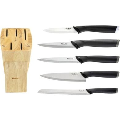 Набор кухонных ножей на подставке Tefal Comfort 6пр (K221SA04)