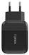 Мережевий зарядний пристрій T-Phox Classic 24W 1xTYPE-C + 2xUSB Black фото 1