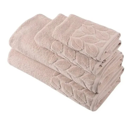 Набір рушників Soho Leaves Cream бавовна 50х90 см (50*90 Leaves Cr) 6 шт