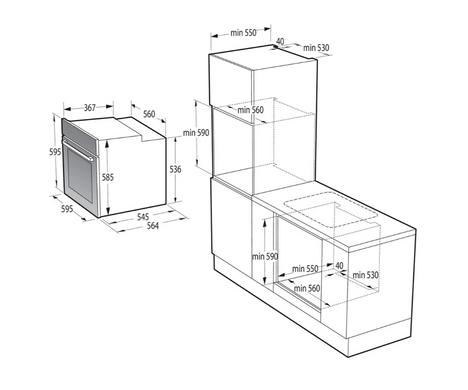 Духова шафа GORENJE BOS6737E20FBG