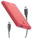 Портативний зарядний пристрій Anker PowerCore Slim 10000 mAh PD Fabric Red фото 1