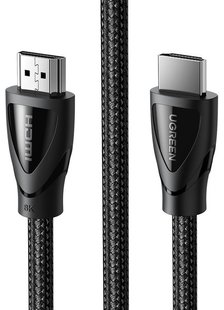 Кабель Ugreen HD140 8K HDMI 2.1 Cable Braided 1m (Black)