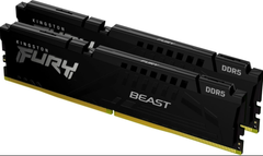 Оперативная память Kingston Fury DDR5-4800 16384MB PC5-38400 (Kit of 2x8192) Beast Black (KF548C38BBK2-16)