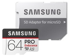 Карта памяти Samsung microSDXC 64GB UHS-I U1 PRO Endurance (MB-MJ64GA / RU) + SD адаптер