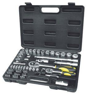 Набір інструментів професiйний 72 од. 1/2" 1/4" Сталь