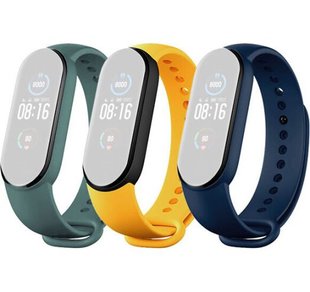 Набір ремінців Mi Smart Band 5 (Blue Yellow Green)