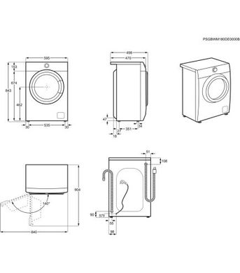 Пральна машина Electrolux EW6S327SUI