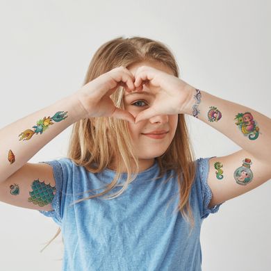 Набір дитячих тимчасових татуювань Dodo На хвилях (301103)