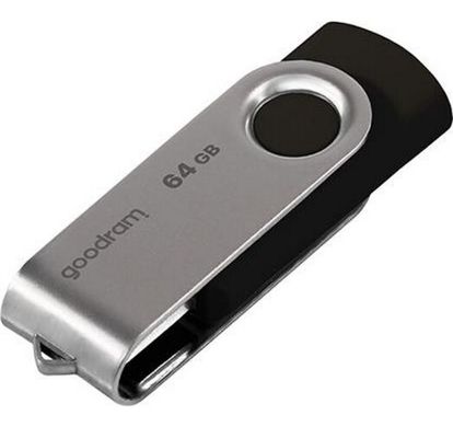 Флеш-пам'ять USB Goodram UTS2 (Twister) 64GB Black (UTS2-0640K0R11)