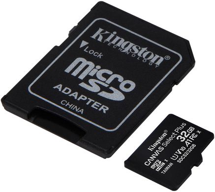 Карта памяти Kingston 32GB micro SDHC (SDCS2 / 32GB-2P1A)