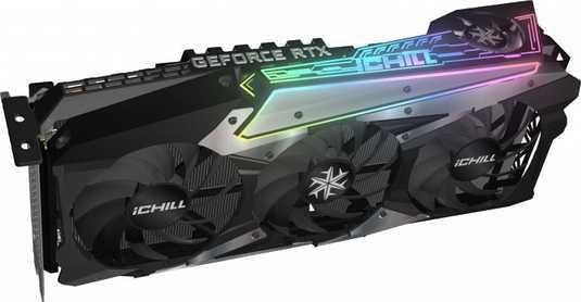 グラフィックボード・グラボ・ビデオカード INNO3D GeForce RTX 3080 10GB ᐉ Видеокарта Inno3d GeForce RTX 3080 iChill BLACK 10GB GDDR6 (LHR