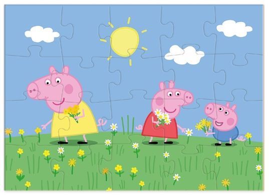 Пазл 4 в 1 Peppa Pig