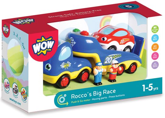 Іграшка WOW Toys Rocco's Big Race Великі перегони Рокко