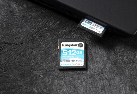 Карта пам'яті Kingston SDXC 64GB Canvas Go+ Class 10 UHS-I U3 V30 (SDG3/64GB)