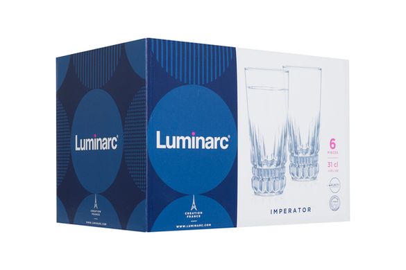 Склянка Luminarc IMPERATOR /НАБІР/ 6X310 мл висок. (N1288)
