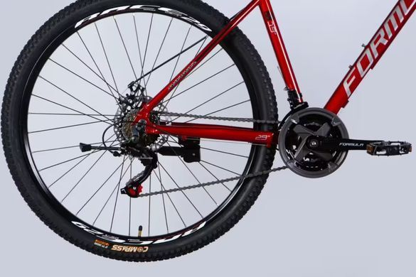 Велосипед AL 29" Formula MOTION DD FR рама-19" червоний з сірим 2026