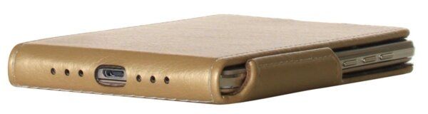 Чохол для смартф. Red Point Bravis A552 JOY MAX - Flip case (Золотистий)