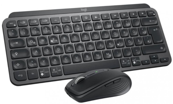 IT набор LogITech MX Keys Mini Combo for Business, США, Graphite (920-011061)