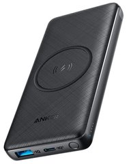 Портативний зарядний пристрій Anker PowerCore III Sense 10000 mAh 18W PD Wireless (Black)