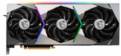 Видеокарта MSI PCI-Ex GeForce RTX 3070 Suprim X 8G 8GB GDDR6 (256bit) (1905/14000)