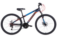 Велосипед 26" Discovery RIDER DD 2021 (чорно-синій з червоним (м))