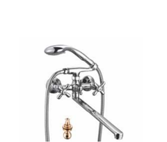 Змішувач для ванни з душовим набором Grunhelm Bravo 34.10.126