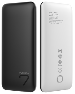 зовн. акум. Puridea S5 7000mAh Li-Pol Чорний/Білий