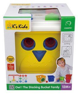 Сортер-пирамидка Ks Kids Сова (KA10498-GB)
